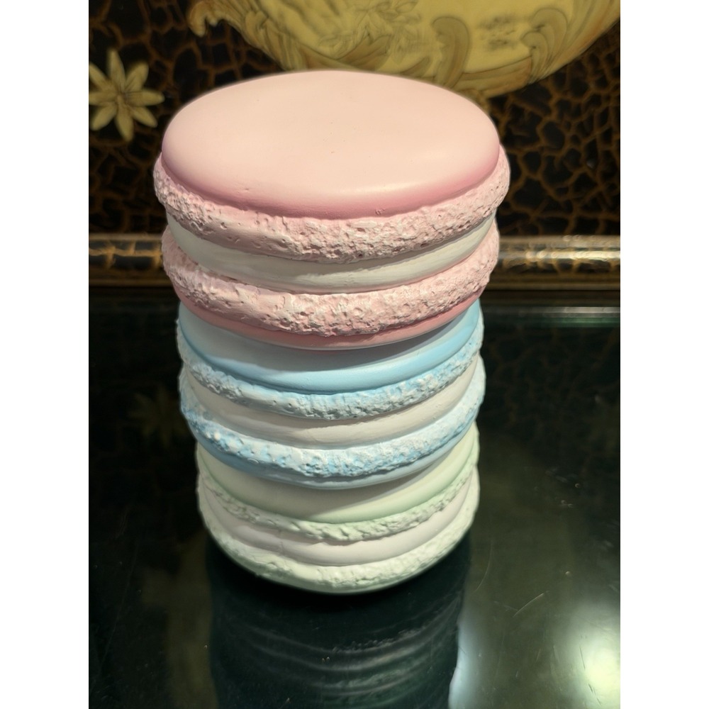 Oversized Pastel Macaron Stack Sculpture – Whimsical Dessert Décor